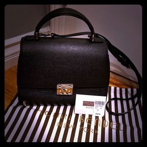 Authentic HENRI BENDEL Waldorf top handle handbag